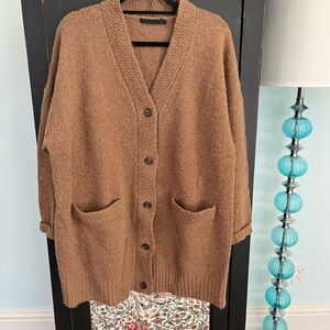 Jenni Kayne Tan Cardigan Sweater